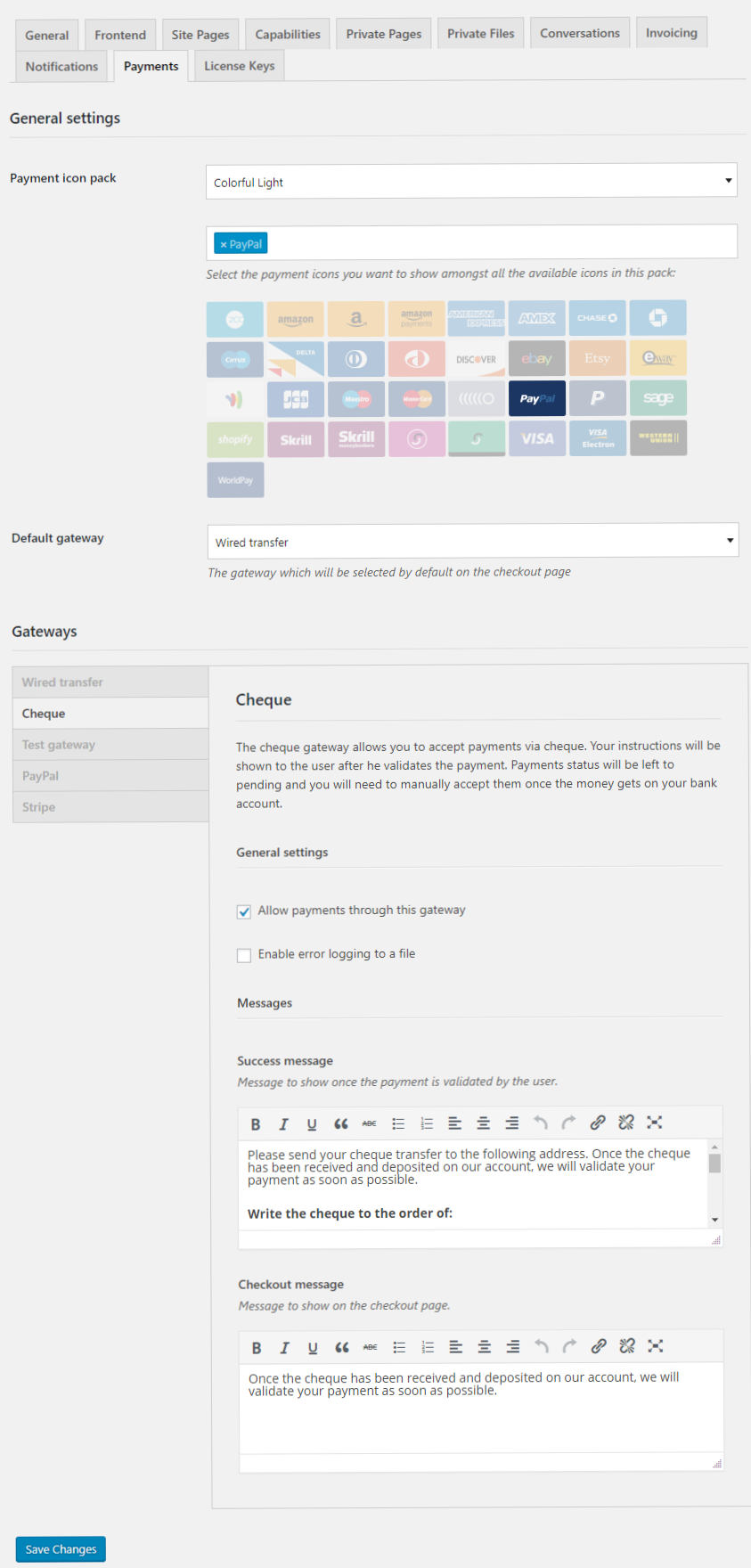 WP Customer Area New payments feature!