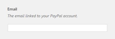 Setup PayPal email